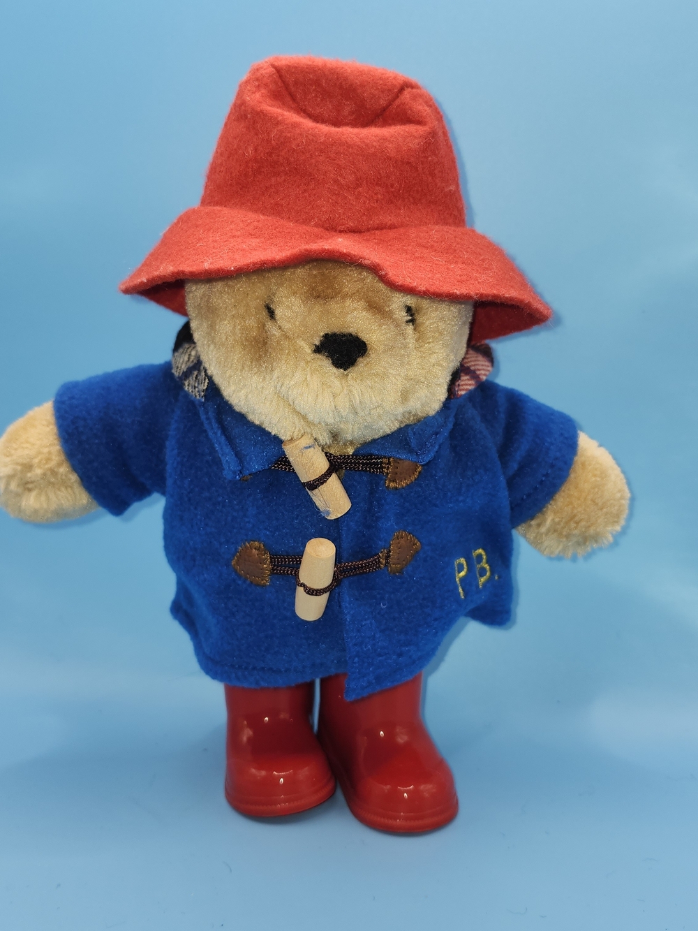 Rainbow Designs Paddington Bear Plush Beige w/ Blue Coat Red Hat Red Boots